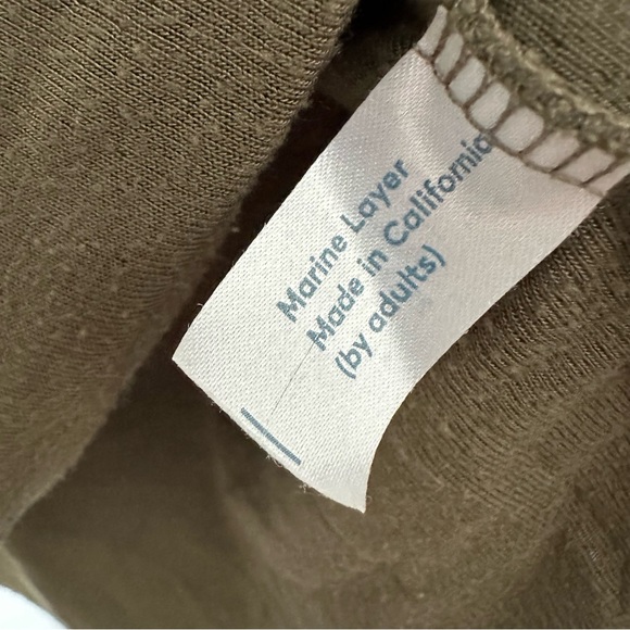Marine Layer Double Knit Henley in Admiral Green Size XS - Picture 8 of 10